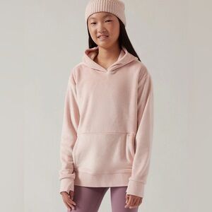 ATHLETA GIRL FEELIN GOOD HOODIE in Orchid Pink XXL/16